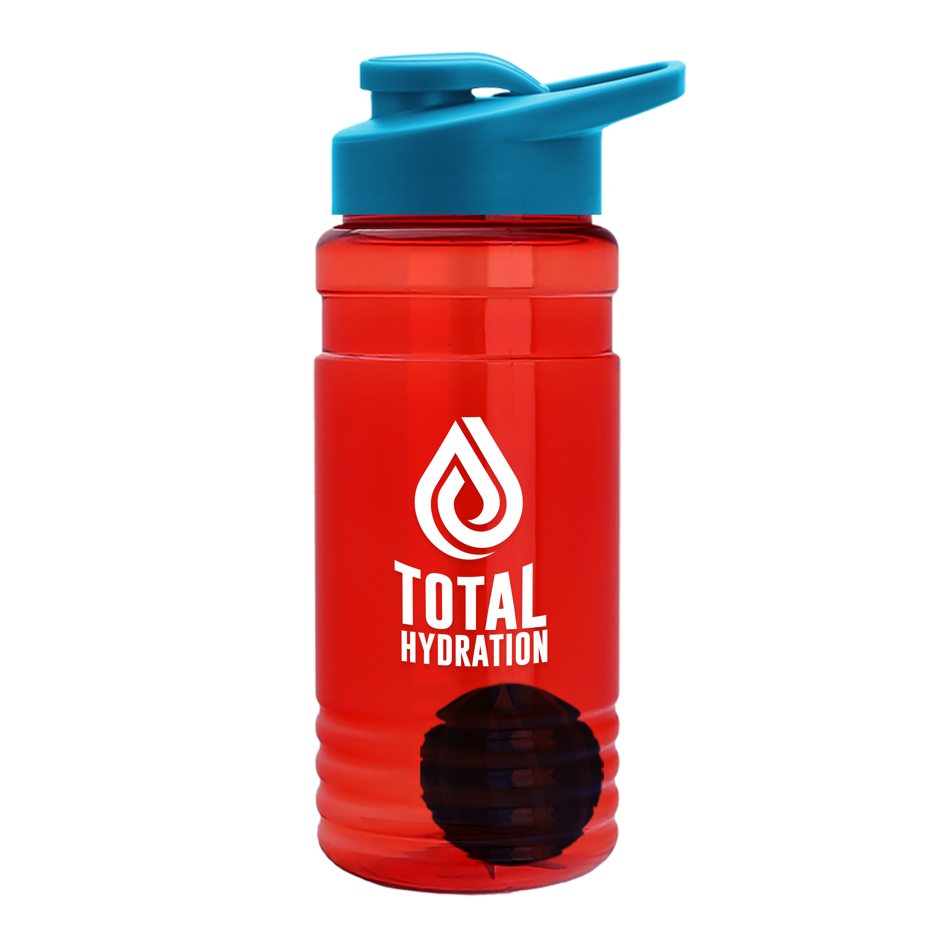 Garyline® Groove Tritan® Shaker Bottle with Drink-Thru Lid and Mixing Ball, 20 oz. — view 539